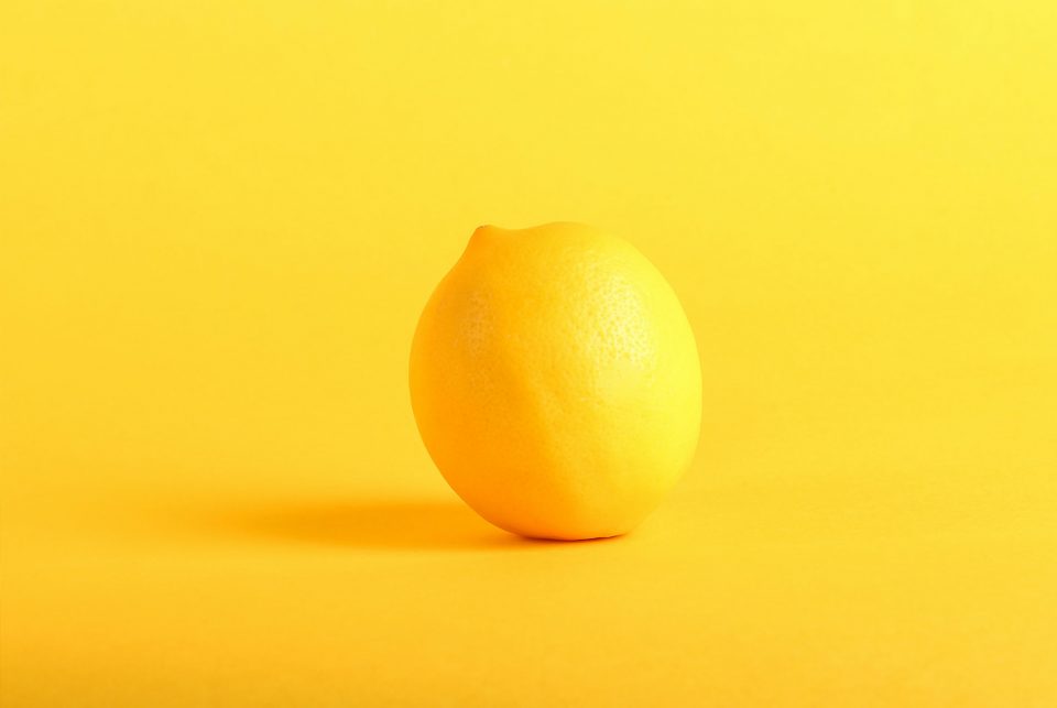 lemon yellow background